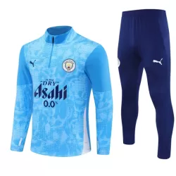 Manchester City Trainingssweaterset Heren 2025/26 Kwartrits Blauwe Manchester City Trainingssweaterset Heren 2025/26 Kwartrits Blauwe