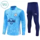 Manchester City Trainingssweaterset Kind 2025/26 Kwartrits Blauwe