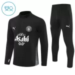 Manchester City Trainingssweaterset Kind 2025/26 Kwartrits Zwarte