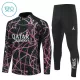 Paris Saint-Germain Trainingssweaterset Kind 2025/26 Kwartrits Zwarte