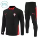 Portugal Trainingssweaterset Kind 2025/26 Kwartrits Zwarte