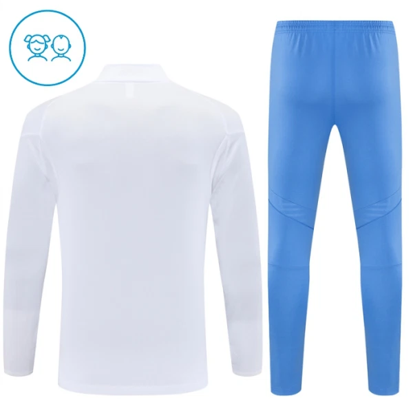 Real Madrid Trainingssweaterset Kind 2025/26 Kwartrits Witte