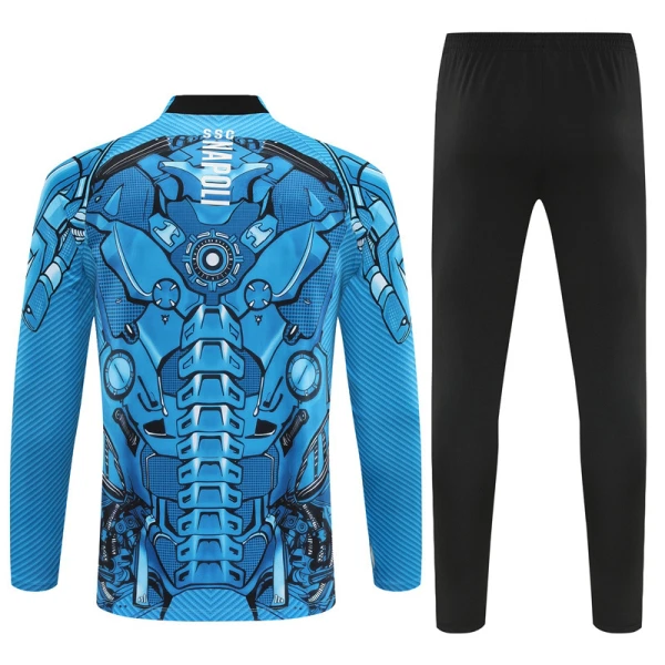 SSC Napoli Trainingssweaterset Heren 2025/26 Kwartrits Blauwe