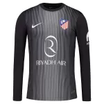 Atlético Madrid Keeper Shirt Heren 2025/26 Lange Mouw Zwarte