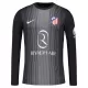 Atlético Madrid Keeper Tenue Kind 2025/26 Lange Mouw Zwarte