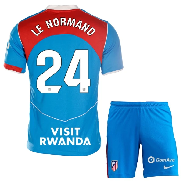 Atlético Madrid Le Normand 24 Tenue Kind Derde 2025/26 Atlético Madrid Le Normand 24 Tenue Kind Derde 2025/26