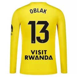 Atlético Madrid Oblak 13 Keeper Shirt Heren 2025/26 Lange Mouw Gele Atlético Madrid Oblak 13 Keeper Shirt Heren 2025/26 Lange Mouw Gele