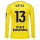 Atlético Madrid Oblak 13 Keeper Shirt Heren 2025/26 Lange Mouw Gele