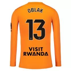 Atlético Madrid Oblak 13 Keeper Shirt Heren 2025/26 Lange Mouw Oranje Atlético Madrid Oblak 13 Keeper Shirt Heren 2025/26 Lange Mouw Oranje