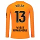 Atlético Madrid Oblak 13 Keeper Shirt Heren 2025/26 Lange Mouw Oranje