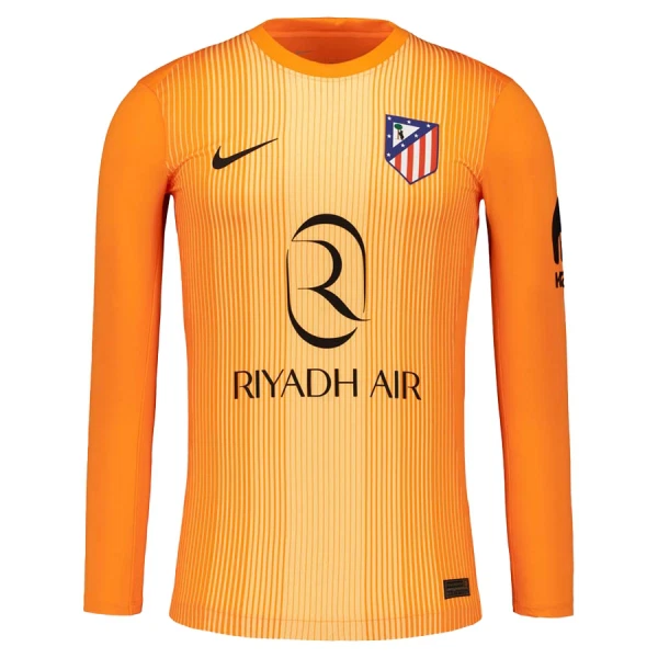 Atlético Madrid Oblak 13 Keeper Shirt Heren 2025/26 Lange Mouw Oranje