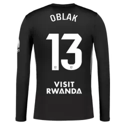 Atlético Madrid Oblak 13 Keeper Shirt Heren 2025/26 Lange Mouw Zwarte Atlético Madrid Oblak 13 Keeper Shirt Heren 2025/26 Lange Mouw Zwarte