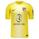 Atlético Madrid Oblak 13 Keeper Tenue Kind 2025/26 Gele