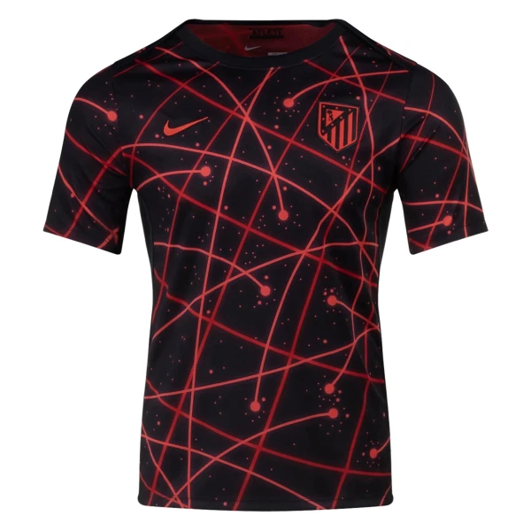 Atlético Madrid Pre-Match Shirt Heren 2025/26 Zwarte