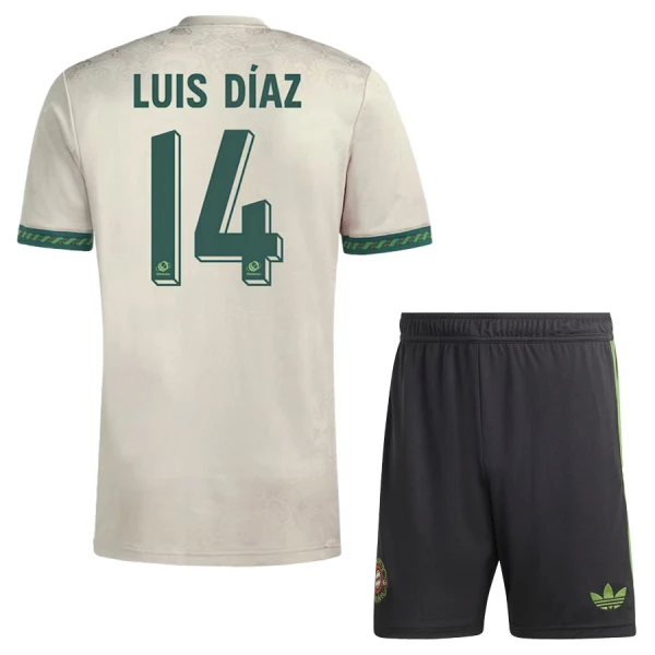 FC Bayern München Oktoberfest Luis Díaz 14 Tenue Kind 2025/26