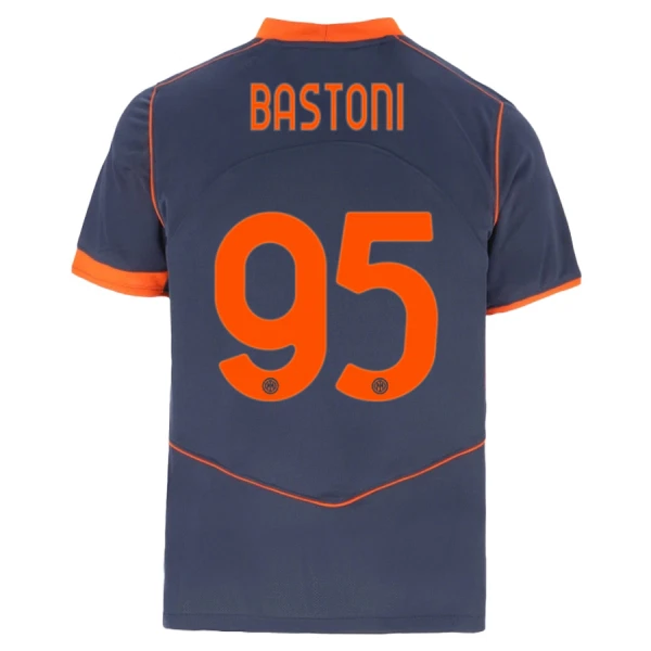 Inter Milan Bastoni 95 Tenue Kind Derde 2025/26