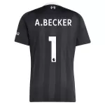 Liverpool A. Becker 1 Keeper Shirt Heren 2025/26 Zwarte