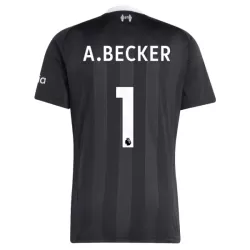 Liverpool A. Becker 1 Keeper Shirt Heren 2025/26 Zwarte Liverpool A. Becker 1 Keeper Shirt Heren 2025/26 Zwarte