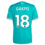 Liverpool Gakpo 18 Shirt Heren Derde 2025/26