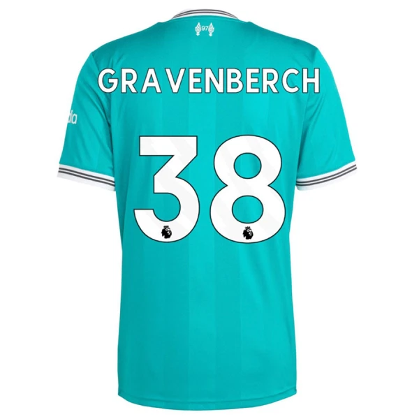 Liverpool Gravenberch 38 Shirt Heren Derde 2025/26 Liverpool Gravenberch 38 Shirt Heren Derde 2025/26