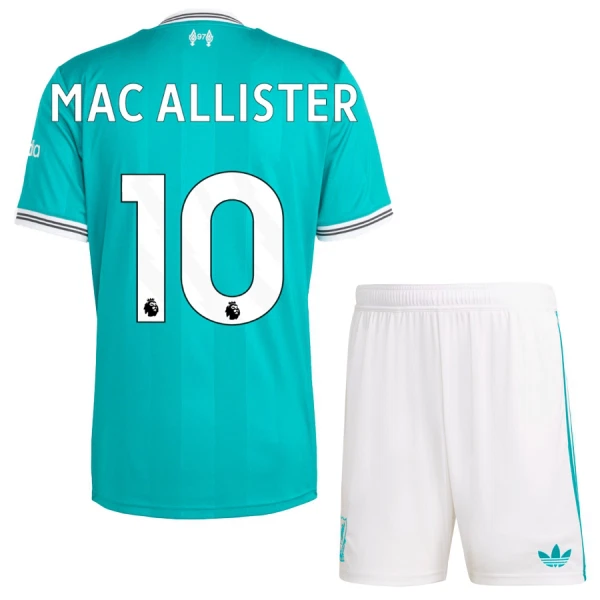 Liverpool Mac Allister 10 Tenue Kind Derde 2025/26