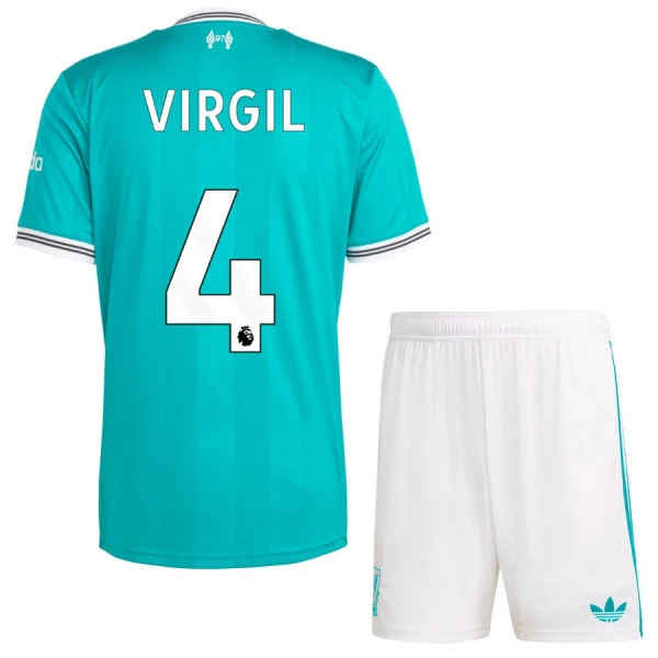 Liverpool Virgil 4 Tenue Kind Derde 2025/26 Liverpool Virgil 4 Tenue Kind Derde 2025/26