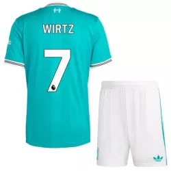Liverpool Wirtz 7 Tenue Kind Derde 2025/26 Liverpool Wirtz 7 Tenue Kind Derde 2025/26
