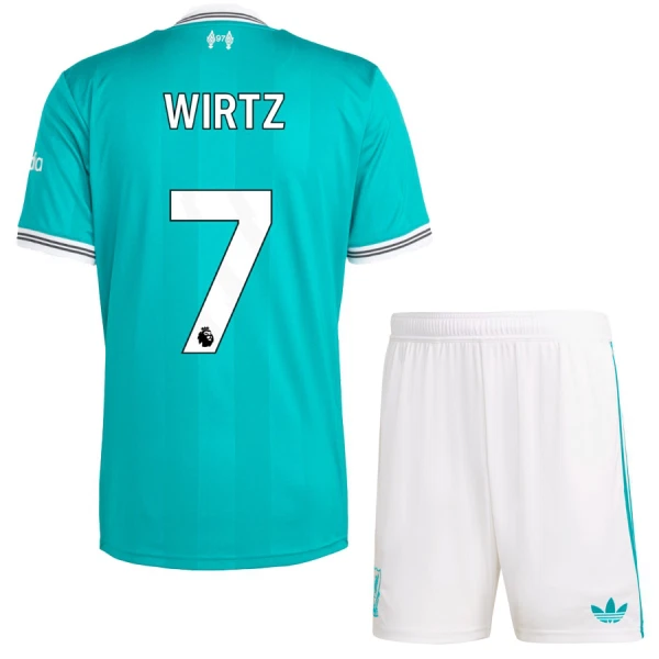 Liverpool Wirtz 7 Tenue Kind Derde 2025/26