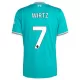 Liverpool Wirtz 7 Tenue Kind Derde 2025/26