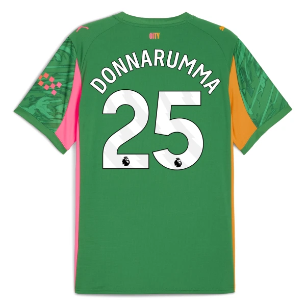 Manchester City Gianluigi Donnarumma 25 Keeper Shirt Heren 2025/26 Groene Manchester City Gianluigi Donnarumma 25 Keeper Shirt Heren 2025/26 Groene