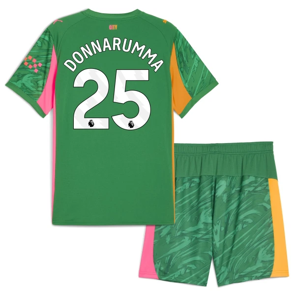 Manchester City Gianluigi Donnarumma 25 Keeper Tenue Kind 2025/26 Groene