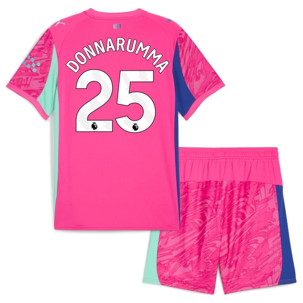 Manchester City Gianluigi Donnarumma 25 Keeper Tenue Kind 2025/26 Roze