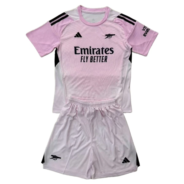 Arsenal Keeper Tenue Kind 2025/26 Roze