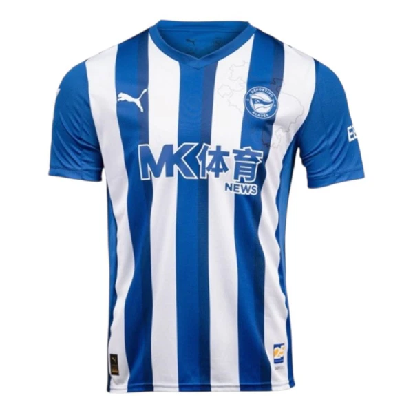 Deportivo Alavés Shirt Heren Thuis 2025/26 Deportivo Alavés Shirt Heren Thuis 2025/26