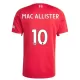 Liverpool Mac Allister 10 Shirt Heren Thuis 2025/26