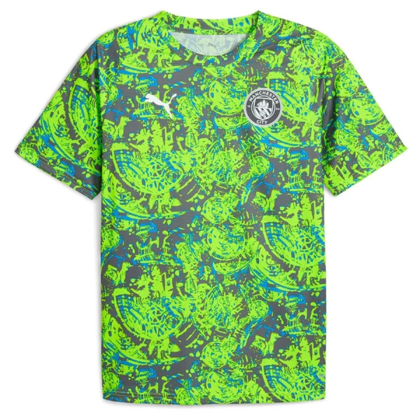 Manchester City Pre-Match Shirt Heren 2025/26 Groene