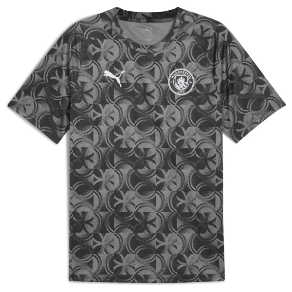 Manchester City Pre-Match Shirt Heren 2025/26 Zwarte