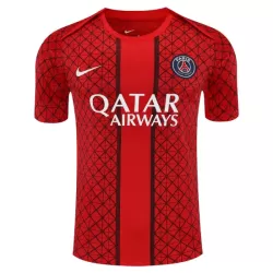 Paris Saint-Germain Pre-Match Shirt Heren 2025/26 Rode Paris Saint-Germain Pre-Match Shirt Heren 2025/26 Rode