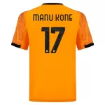 AS Roma Manu Kone 17 Shirt Heren Uit 2025/26