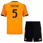 AS Roma Ndicka 5 Tenue Kind Uit 2025/26