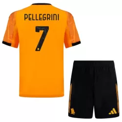 AS Roma Pellegrini 7 Tenue Kind Uit 2025/26 AS Roma Pellegrini 7 Tenue Kind Uit 2025/26