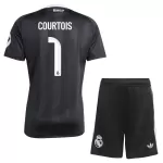 Real Madrid Courtois 1 Keeper Tenue Kind 2025/26 Zwarte