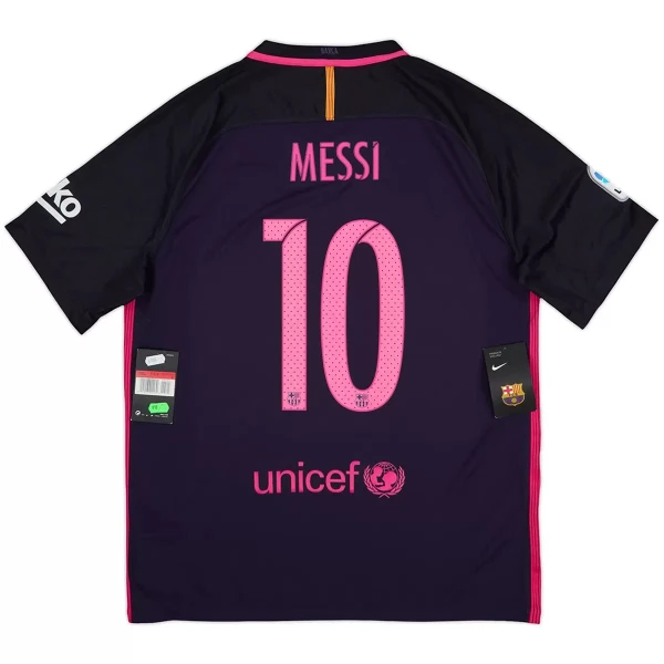 Barcelona Messi 10 2016-17 Shirt Heren Uit Retro Barcelona Messi 10 2016-17 Shirt Heren Uit Retro