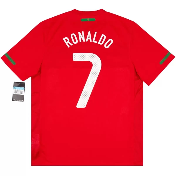 Portugal Ronaldo 7 2010 Shirt Heren Thuis Retro Portugal Ronaldo 7 2010 Shirt Heren Thuis Retro