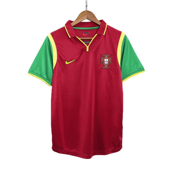 Portugal Shirt Heren Thuis Retro 1998 Portugal Shirt Heren Thuis Retro 1998