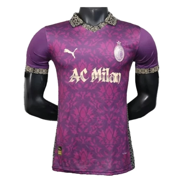 AC Milan Shirt Heren 2025/26 Purper - Speciaal AC Milan Shirt Heren 2025/26 Purper - Speciaal