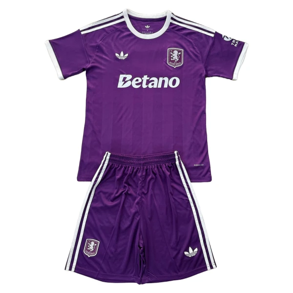 Aston Villa Keeper Tenue Kind 2025/26 Purper Aston Villa Keeper Tenue Kind 2025/26 Purper