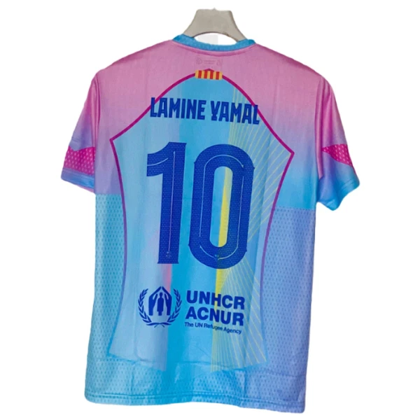 Barcelona Lamine Yamal 10 Shirt Heren 2025/26 Blauwe - Speciaal Barcelona Lamine Yamal 10 Shirt Heren 2025/26 Blauwe - Speciaal