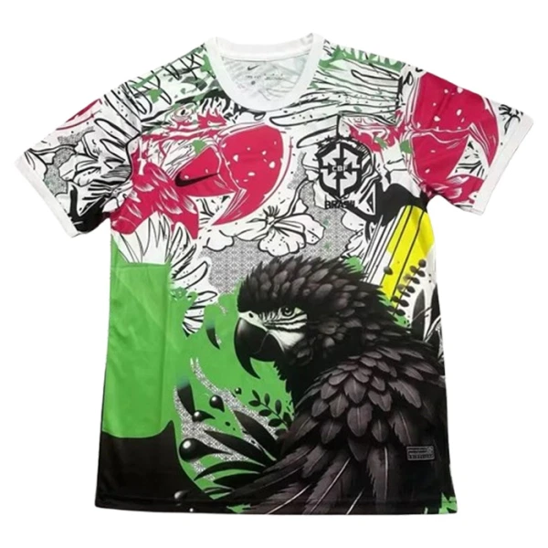 Brazilië x Parrot Shirt Heren 2025 - Speciaal Brazilië x Parrot Shirt Heren 2025 - Speciaal