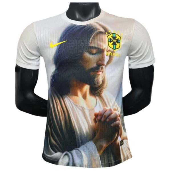 Brazilië x Praying Shirt Heren 2025 - Speciaal Brazilië x Praying Shirt Heren 2025 - Speciaal